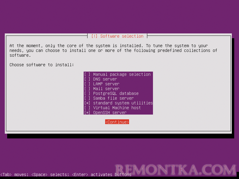 Установка Ubuntu Server 16.04 пошагово