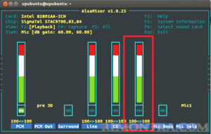 Запись звука с микрофона Linux Mint и в Ubuntu