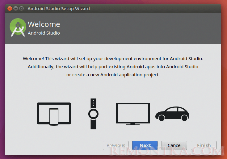 Установка Android Studio для Ubuntu