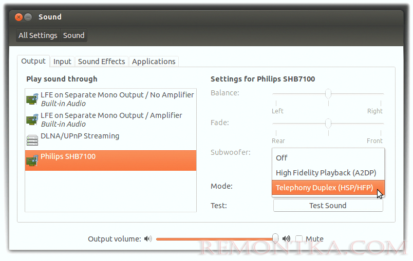 Настройка Bluetooth в Ubuntu