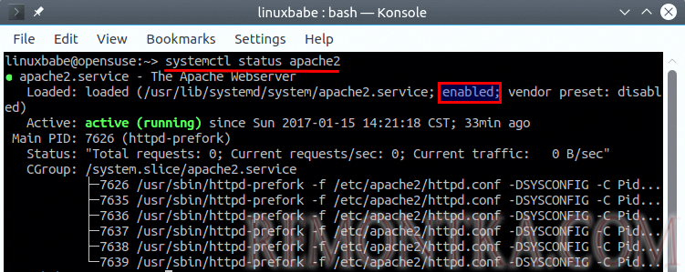 Как установить Apache, MariaDB, PHP7 (LAMP) на openSUSE Leap 42.2