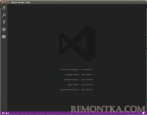 Рисунок 1: Основной интерфейс Visual Studio Code