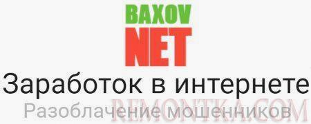 Обзор сайта Baxov.NET о заработке в интернете и разоблачении мошенников