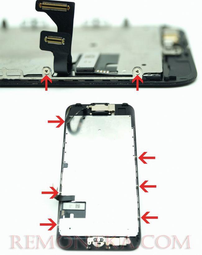 Болты крепления дисплея