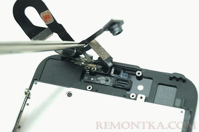 Отключение шлейфа динамика