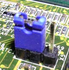 Перемычка для сброса биос