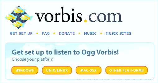 Загрузка кодека vorbis ogg с официального сайта