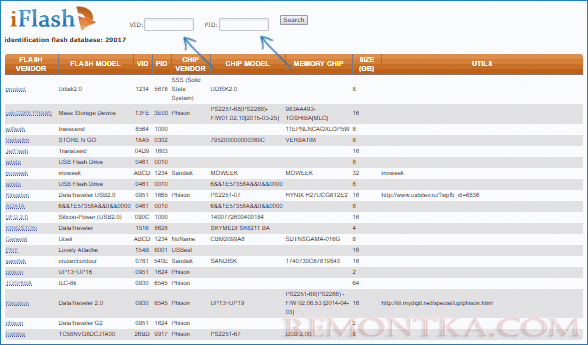 Поиск программы для ремонта флешки на iFlash