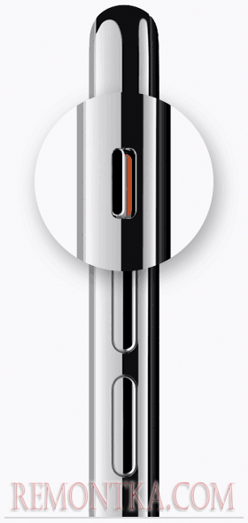 Включение беззвучного режима на iPhone