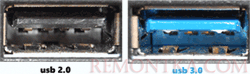 Разъемы USB 2.0 и USB 3.0