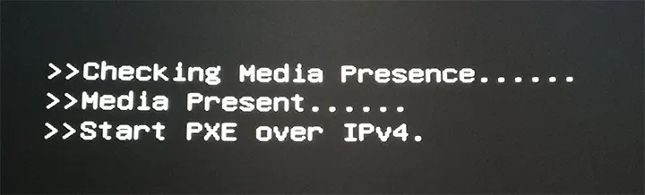 Сообщение Checking Media Presence при включении компьютера