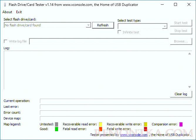 Программа Flash Drive Tester