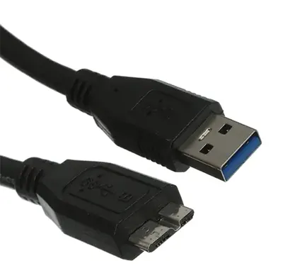 Кабель Micro USB Type B для подключения внешнего жесткого диска