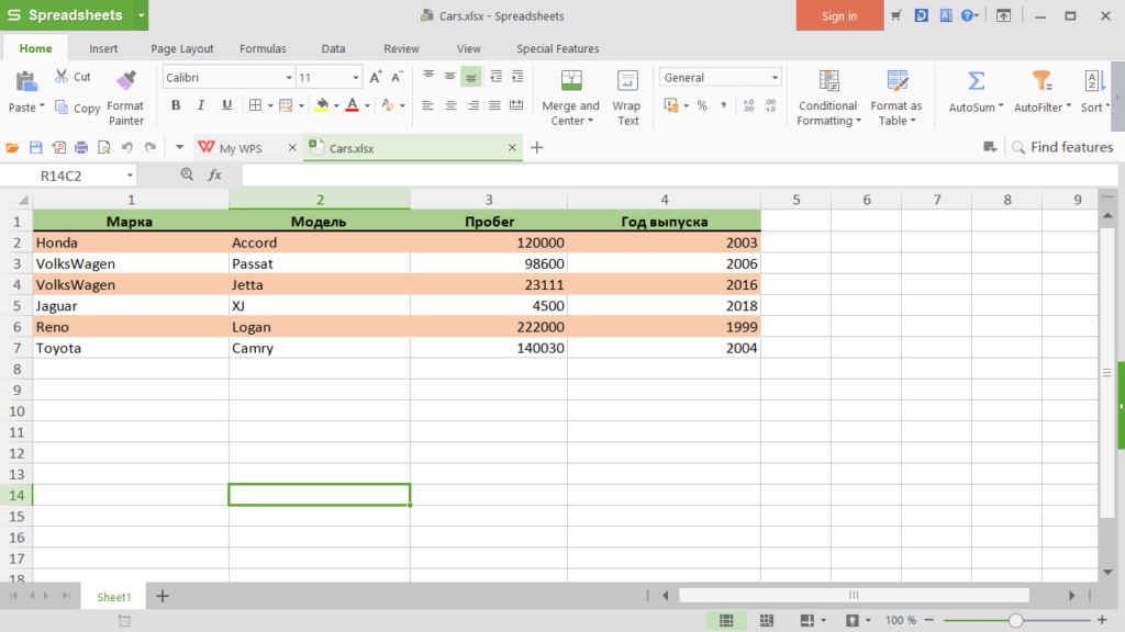 Экспорт из Excel в базу SQLite