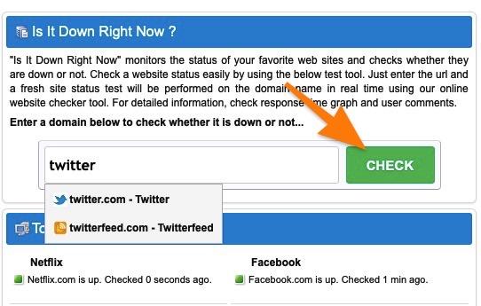 Сайт Is It Down Right Now?
