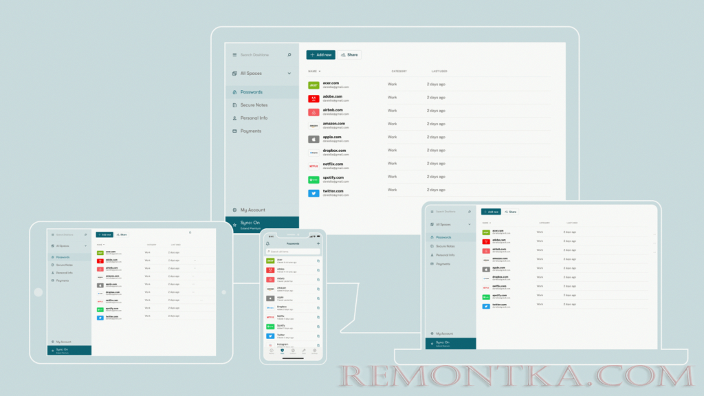 самый безопасный менеджер паролей для ПК Dashlane