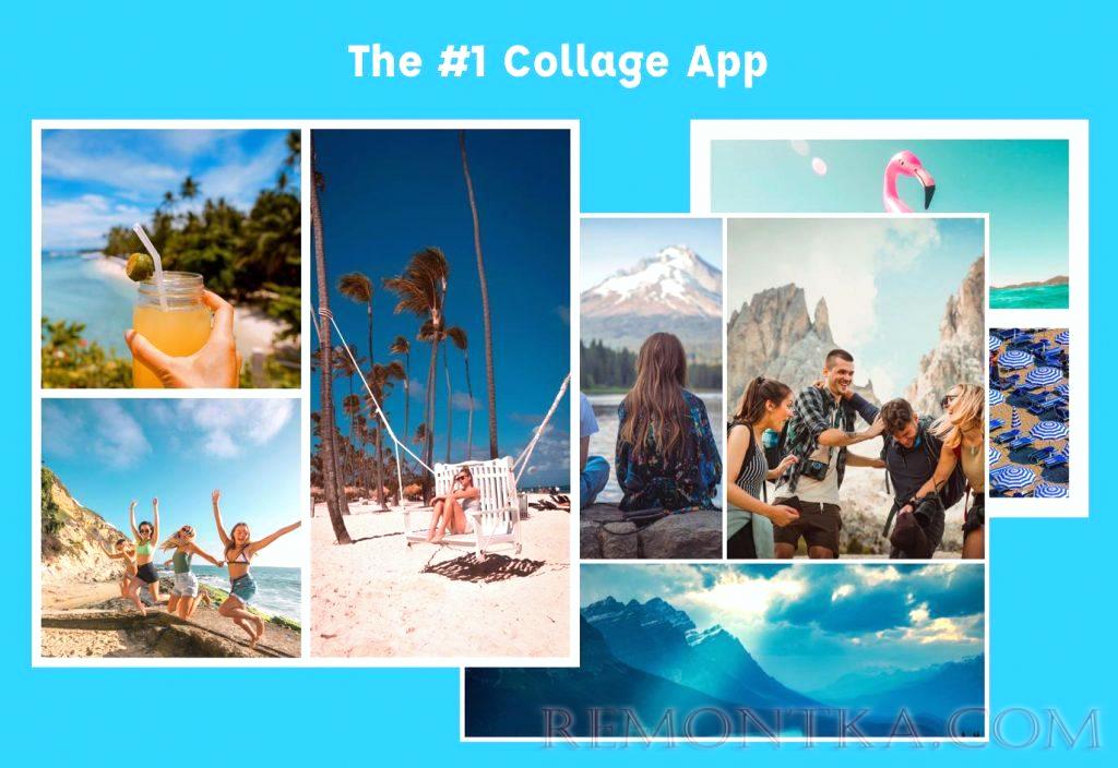 бесплатное приложение для создания коллажа на смартфоне Pic Stitch
