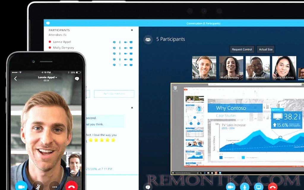 демонстрация экрана в Skype