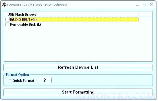 Format USB Or Flash Drive Software для форматирования дисков и флешек