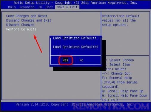 Restore Default