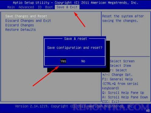 BIOS EXIT