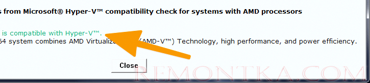  запускаем программу AMD-V System Compatibility Check