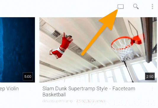 функция Chromecast на андроиде