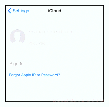 заходим в свою учетную запись icloud