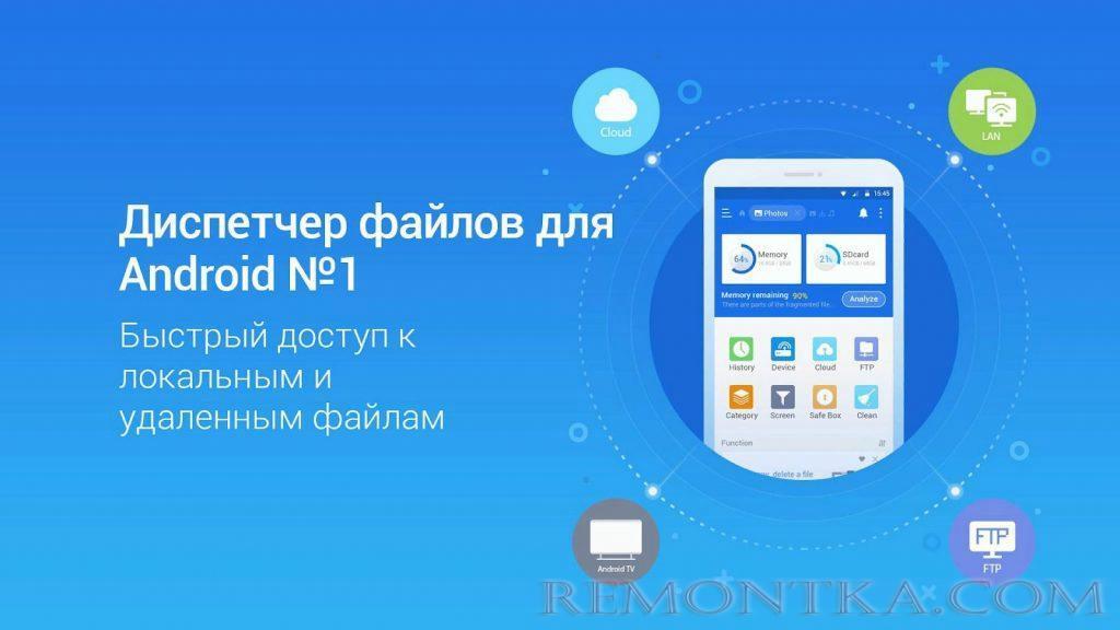 ES File Explorer файловый менеджер андроид