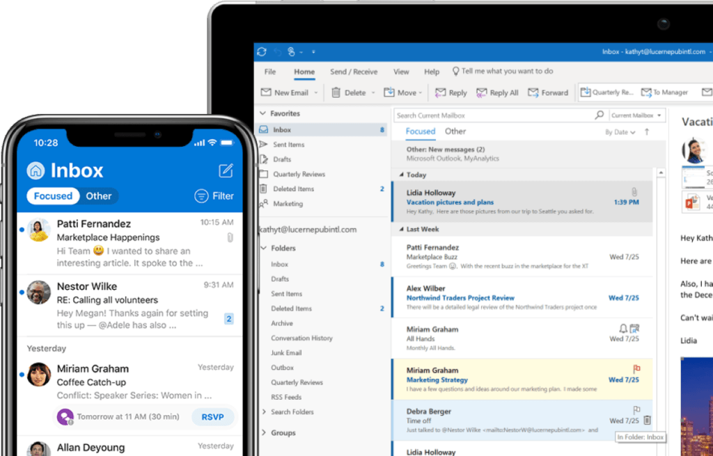 Промо изображение Outlook