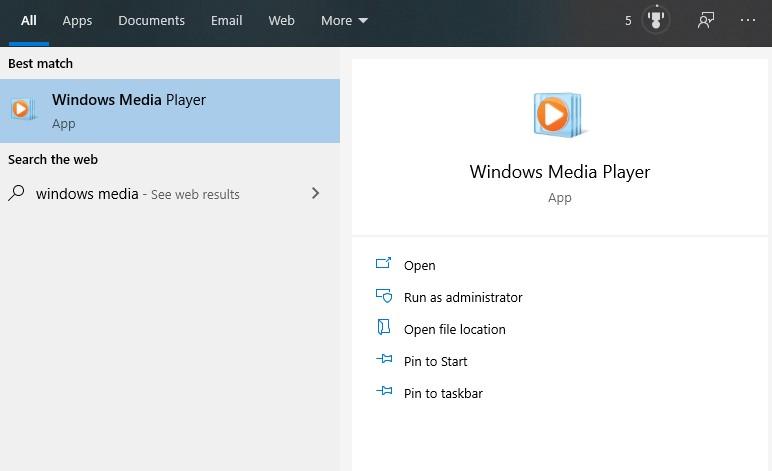 Результаты поиска по запросу Windows Media